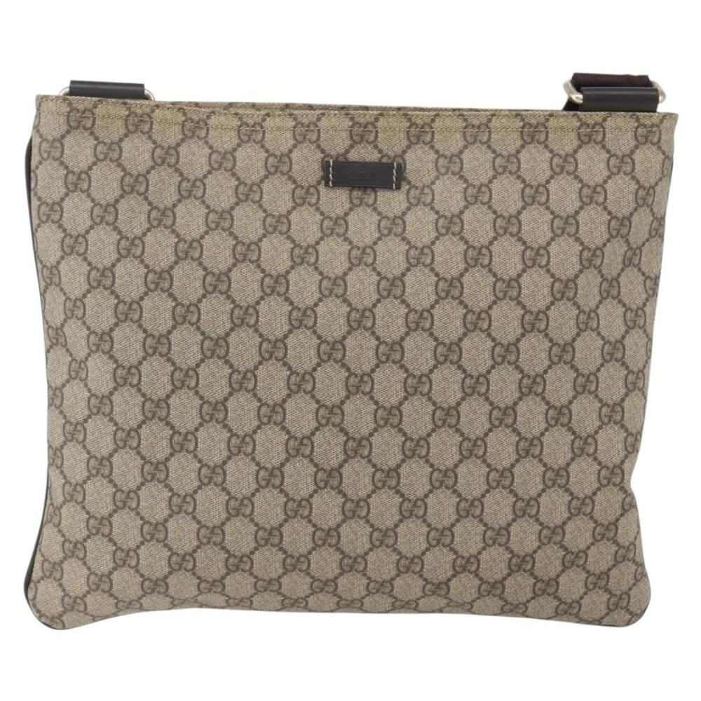 Gucci GG Supreme Shoulder Bag Beige